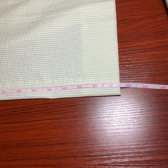 Brooks Brothers Seersucker Pants-Green/White Stripe, Wide Leg SZ 14 - Picture 10 of 10